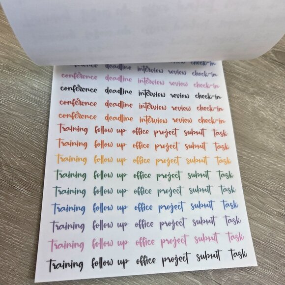Rainbow Planner Stickers By Kellofaplan Volume Six Missing Two Stickers - Picture 11 of 16